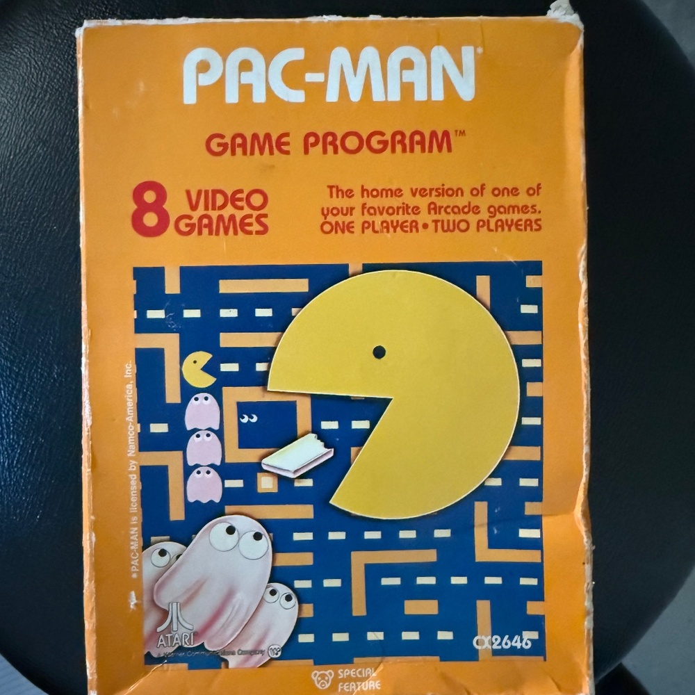 Vintage Rare New Pac-Man Atari